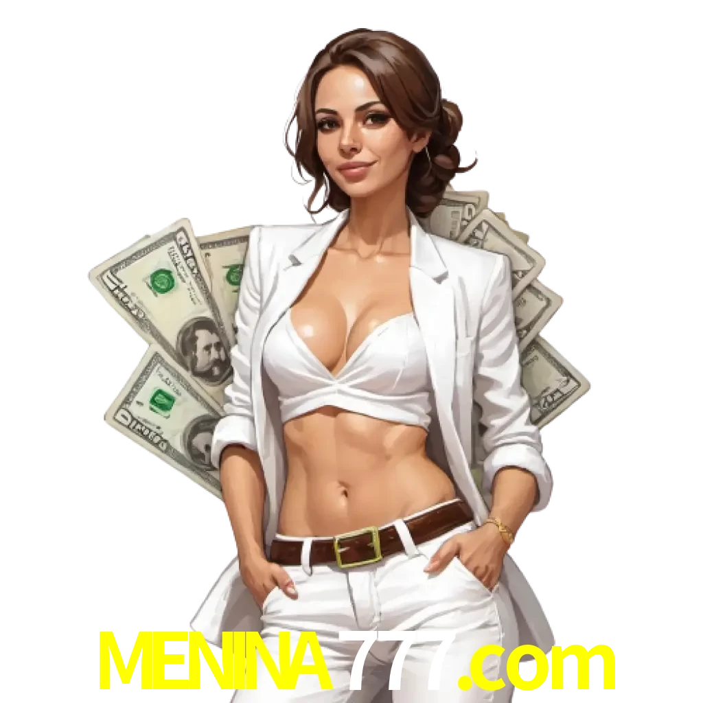 woman with money playing in menina777 bet casino